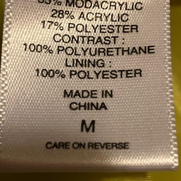 Zebra Faux Fur & Leather Bomber-Styled Jacket (Slimming) - Picture 5 of 5